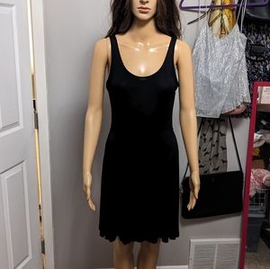 Express black soft skater dress